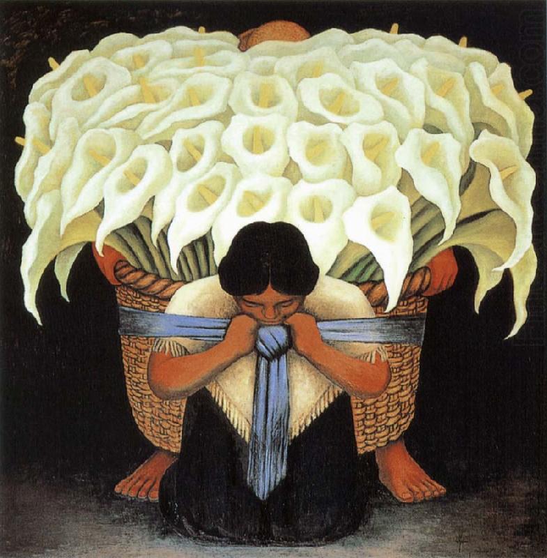 Diego Rivera Series of Flower china oil painting image